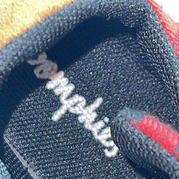 Oomphies Shoes toddler  size 6 jack red  Black plaid Holidays Winter Slip on New - Picture 7 of 7